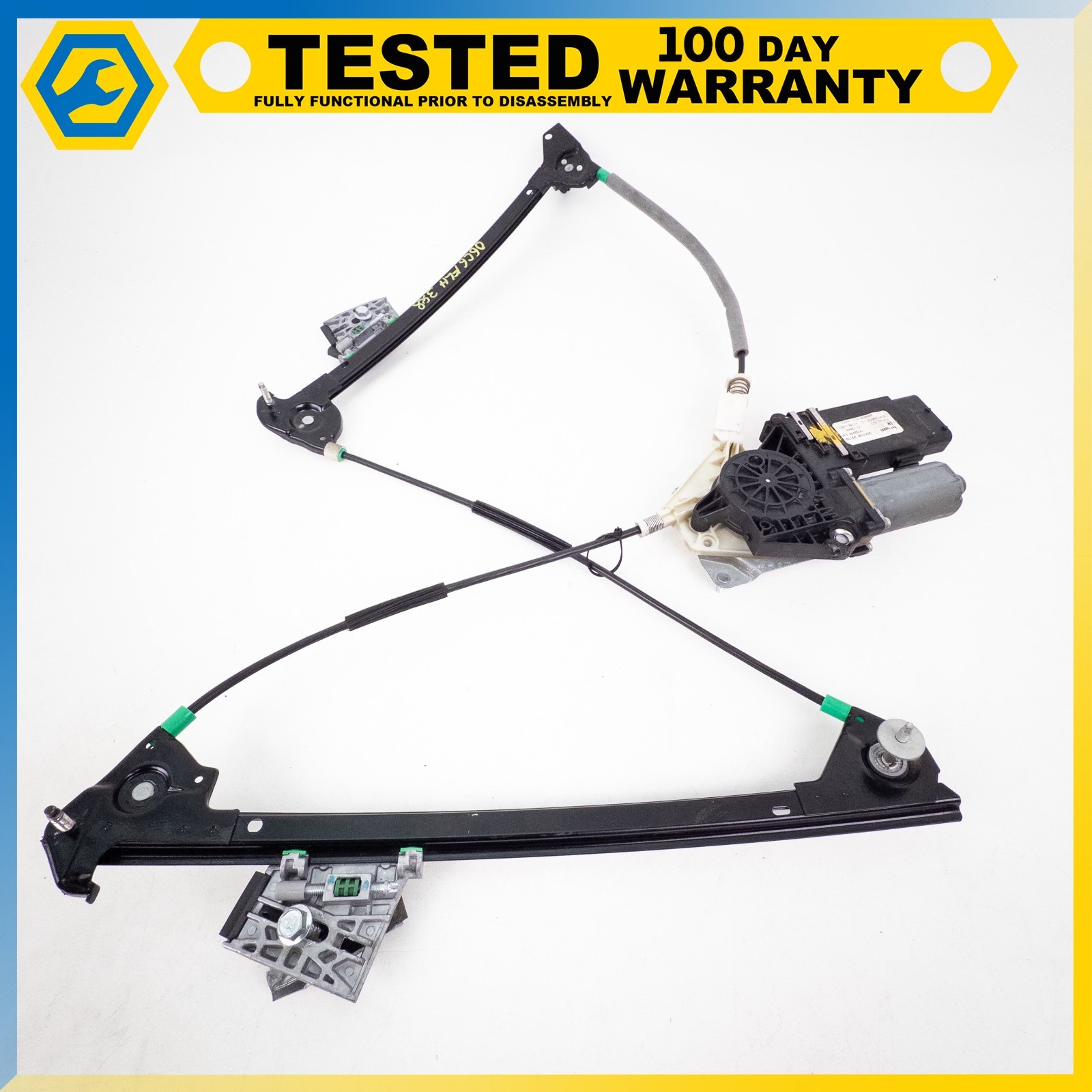 05-13 CHEVROLET CORVETTE C6 FRONT LEFT POWER WINDOW REGULATOR MOTOR ASSEMBLY OEM
