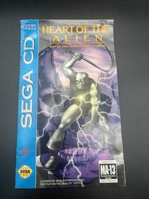 Heart of the Alien Sega CD, 1994 / CIB (Game, Case, Manual, Reg Card, Foam) ✅