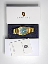SAPPHERO Watch for Men Waterproof Stainless Steel Mens Watch UK Octagonal Watche