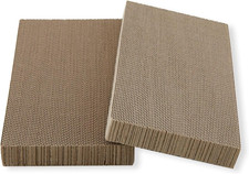 Necoichi Cardboard Cat Scratcher Bed for Indoor Cats - Cat Scratching Board