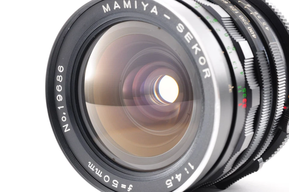 CLA'd ** MINT ** Mamiya Sekor 50mm f/4.5 Lens + Cap For RB67 Pro S SD From Japan - Image 2 of 4