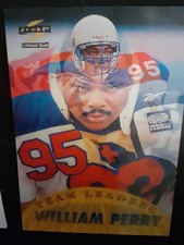 1996 Score WLAF Team Leaders #4 William Perry London Monarchs Football Card