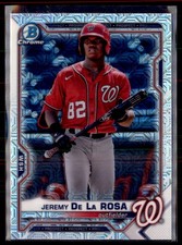 2021 Bowman Chrome Prospects Baseball Mojo Jeremy De La Rosa Nationals BCP-248