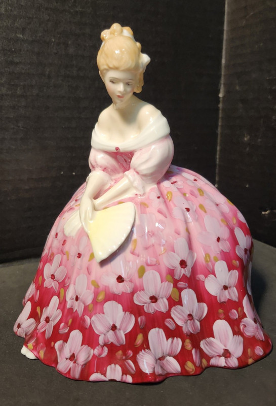 Royal Doulton Victoria Figurine Hand Painted Skirt 1972