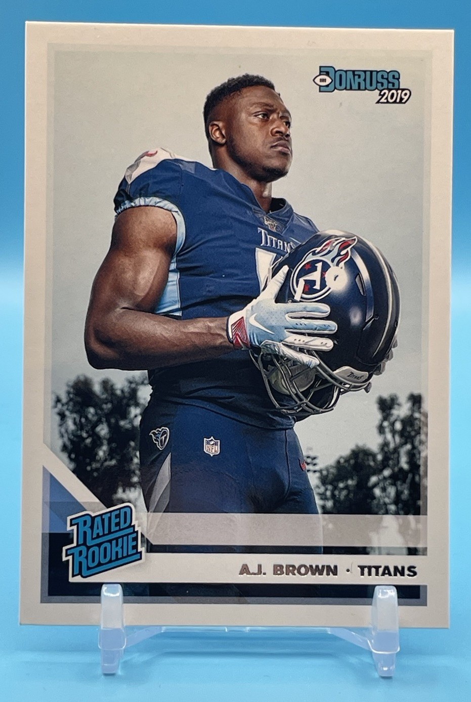 2019 Panini Donruss Rated Rookie #314 A.J. Brown RC Tennessee Titans