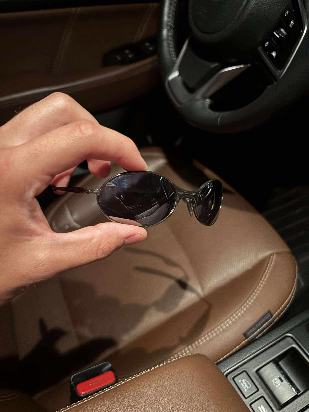 Beautiful 90s Oakley Software E Wire Metallic Sil… - image 1