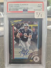 Panini 2022 Classics Tony Romo Cowboys #110 SG-BLK 1/1 Auto PSA 9