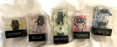 NIB RARE Maywa Denki Brookstone Wind-Up Band FULL SET **Ella Doesn t Wind Up