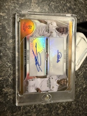 その他 Topps CAMAVINGA / DAVID ALABA Dual Auto Buy 2022-23 Topps Finest UEFA Club Competitions - Dual Autographs