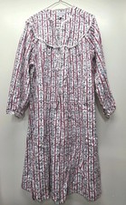 Lanz of Salzburg Vintage Cottagecore Flannel Floral Nightgown XL 80s Grannycore