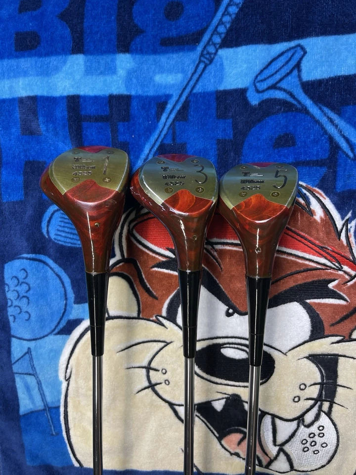 Винтажный вуд для фервея Wilson 4325 лот из 3-1,3,5 вудов стальной стержень для правосторонней стойки - Изображение 2 из 4