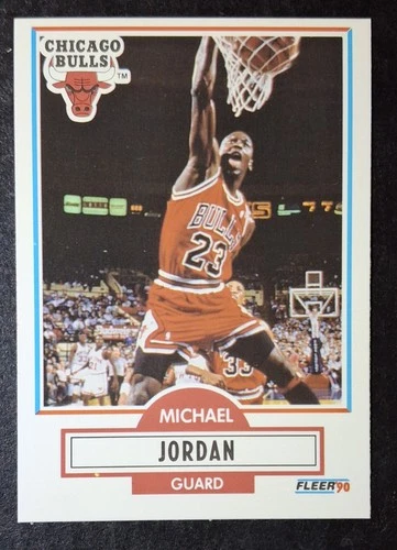1990 Fleer Michael Jordan Card #26 Chicago Bulls Sharp Card  Fast shipping...!!