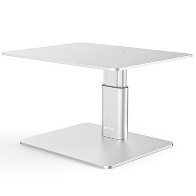 Monitor Riser Stand Adjustable Height Metal Desktop Stand Storage Organizer Comp