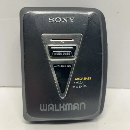 Sony Walkman WM-EX170 AM/FM Cassette Player *New Belt* *Works* *Cleaned*