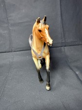 Breyer Horse Prancer Palomino with saddle Brown Tan Breyer Horse