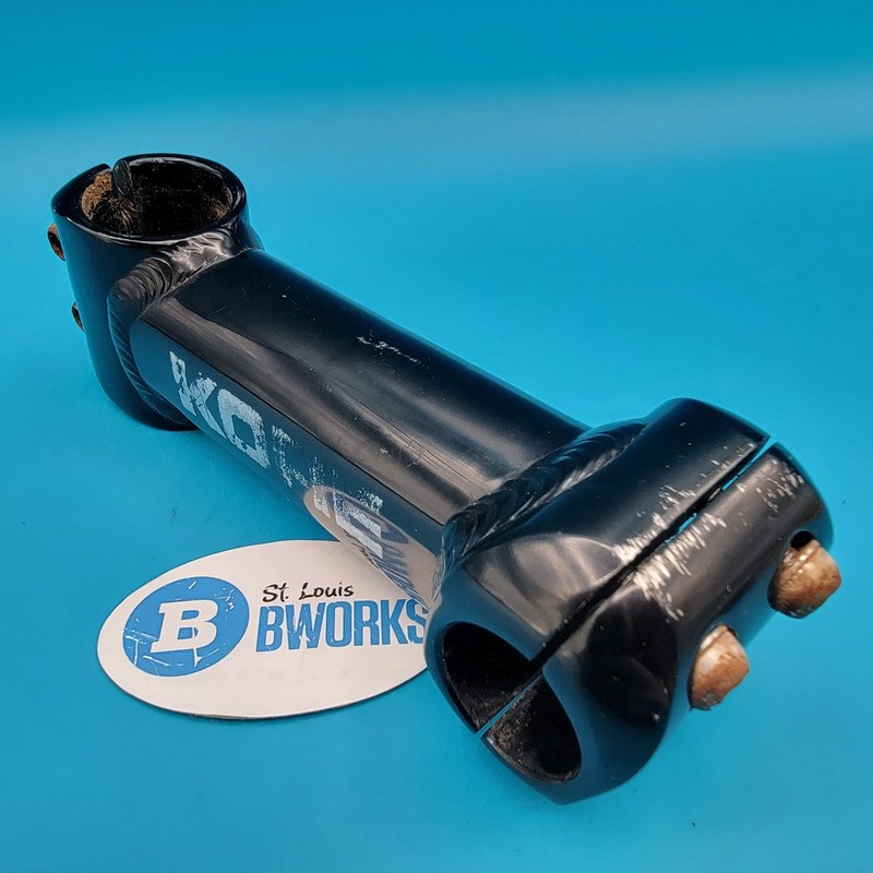 KORE 1 1/8" Threadless Bike Stem 125mm Length 26.0mm Clamp Black Alloy Vintage