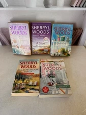 Sherryl Woods Lot Of 5 Paperbacks A Slice Of Heaven Fever Pitch Willow Brook Rd