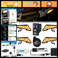 Universal UTV Turn Signal Kit with 110d Horn, Plug & Play Blinker, 4-in-1 Switch