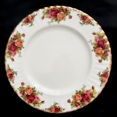 Royal Albert Old Country Roses 1 Speiseteller/ Essteller Ø 26cm England