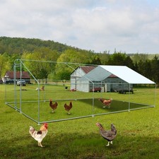 20 10ft Outdoor Kennel Pet Dog Run House Shade Cage Playpen Enclosure w/ Cover