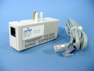 Leviton Surge Suppressor Protector for Token Ring Network RJ45 Jack 5350-TTR