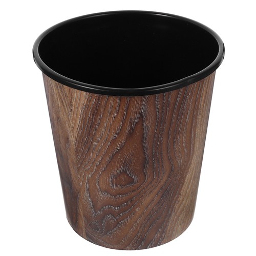 Trash Bin Large Capacity Waste Can Garbage Vintage Paper Coffee Table Office