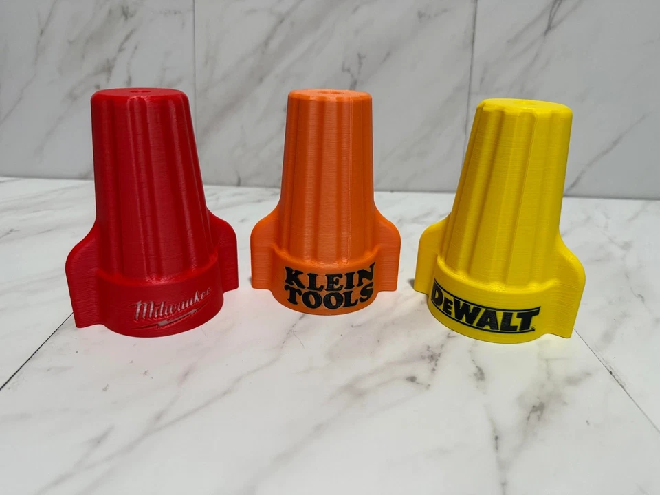 3D Printed Wire Nuts - Klein, Snap-on, DeWalt, Mac Inspired | Customizable - Image 3 of 4