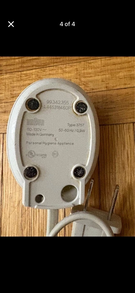 Escova de dentes elétrica tipo 3766 branca com carregador BRAUN Oral B Professional Care - Imagem 4 de 4