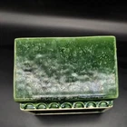 McCoy Mottled Green Imperial Planter Rectangle Vintage USA Pottery