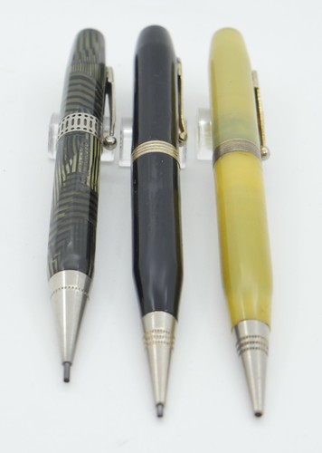 3 Vintage 1940's Small Celluloid 1.1mm Pencils - 1 Peter Pan, 2 Welsh Mfg Co. - Picture 2 of 2