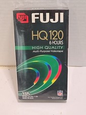 Fuji Film VHS Blank Video Tape 6 Hours HQ 120 High Quality Brand New Sealed