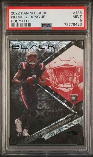 Pierre Strong Panini Black #136 Ruby Fotl