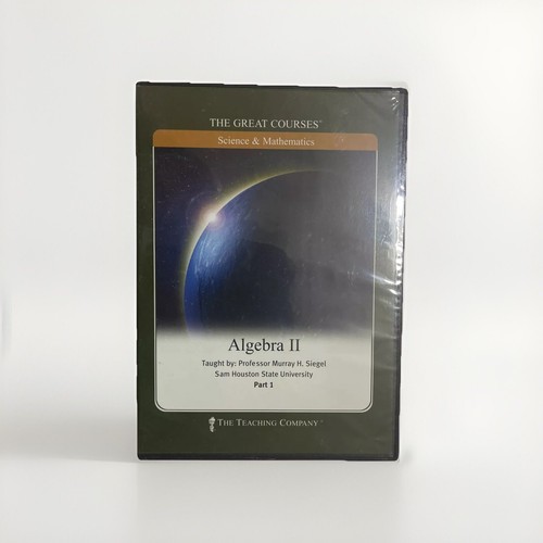 DVD Great Courses Algebra II DVD and Guidebook and Workbook by Murray Siegel HS - Picture 4 of 8