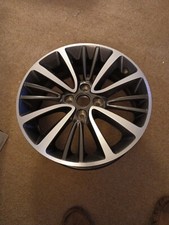 NEW VAUXHALL CROSSLAND 17" X 6.5 ALLOY WHEEL RIM BLACK DIMOND CUT 13402972