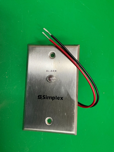 SIMPLEX 2098-9808 STAINLESS STEELLED REMOTE LED FIRE ALARM INDICATOR ...