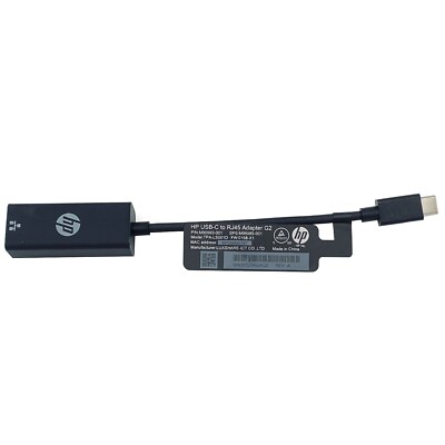 Genuine HP TPA-LS001D M90993-001 Adapter G2 USB-C to RJ45 Female