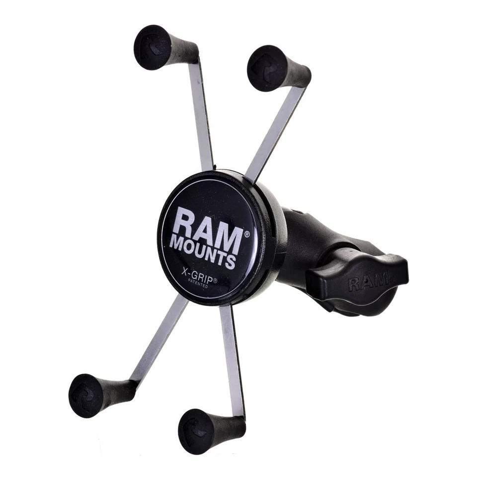 793442952999 RAM Mounts X-Grip Large Phone Mount with Motorcycle Fork Stem Base - Image 2 of 4