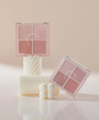 K-Beauty / / BE AUBE Mix Match Cheek Palette 12,2g 2colors By Inbora Mute Garden
