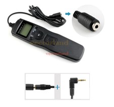 LCD TIMER REMOTE CONTROL FOR CANON EOS R7 550D 600D 1100D 250D Powershot G10 G11