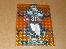 2024 Panini Mosaic BRIAN MITCHELL ORANGE PRIZM EAGLES 88/199 N2871