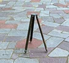 VTG Ideal Wooden Tripod Stand No. 8 Chicago USA Camera Surveyor Craft Decor Prop
