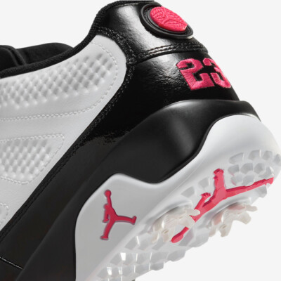 Nike Air Jordan 9 Retro Low Golf White Black Red Sneaker