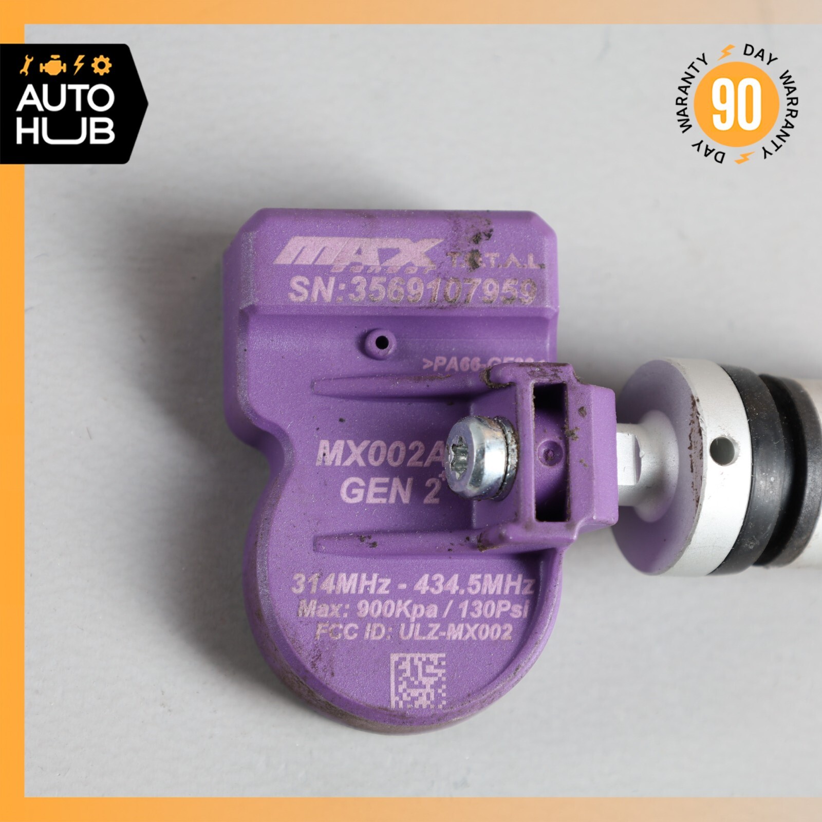 Maserati GranTurismo M145 TPMS Tire Pressure Sensor Set of 4 MX002A MAX