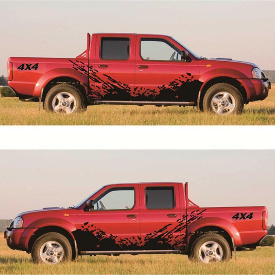 2xLarge Universal Splash Decal Car Side Body Graphics Vinyl Sticker