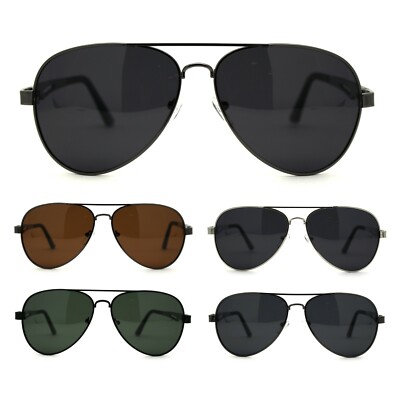 Xloop Polarizado Hombre Oficial Estilo Metal Rim Air Force Pilotos Gafas de Sol