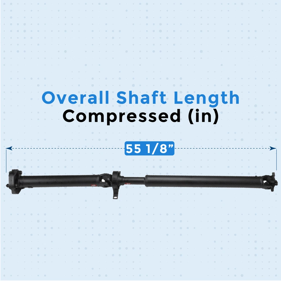 55.12inch Rear Prop Drive Shaft Assembly for 2001-2005 2006 BMW 325Ci 325i - Image 2 of 4