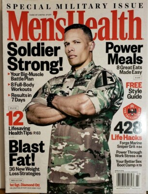 Men's Health March 2018 Diamond Ott Military Issue Power Meals