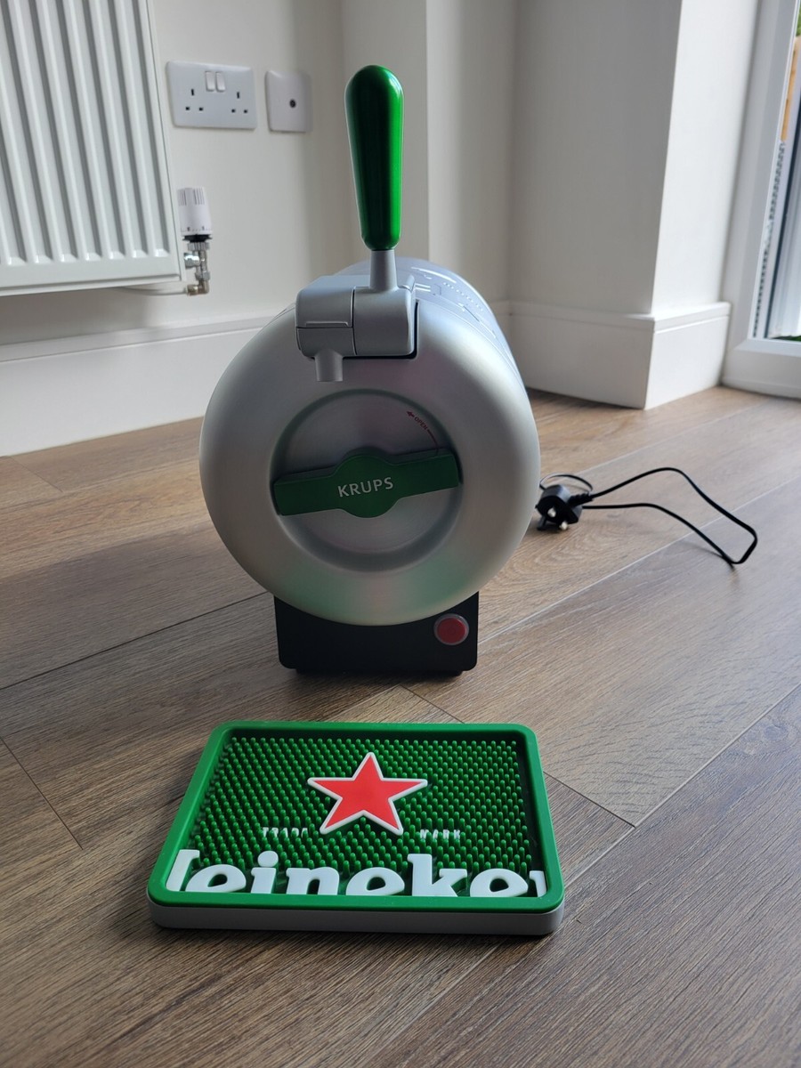 KRUPS HEINEKEN ビールサーバー フルセット KRUPS SUB Heineken Beer Dispenser With Drip Tray | eBay UK