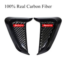 Pair Car Suv Side Fender Emblem Air Vent Cover Shark Gills Decoration Trim Abs