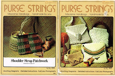Purse Strings Macrame 20 Purses Handbag Patterns Pattern Leaflet 1976 Vintage